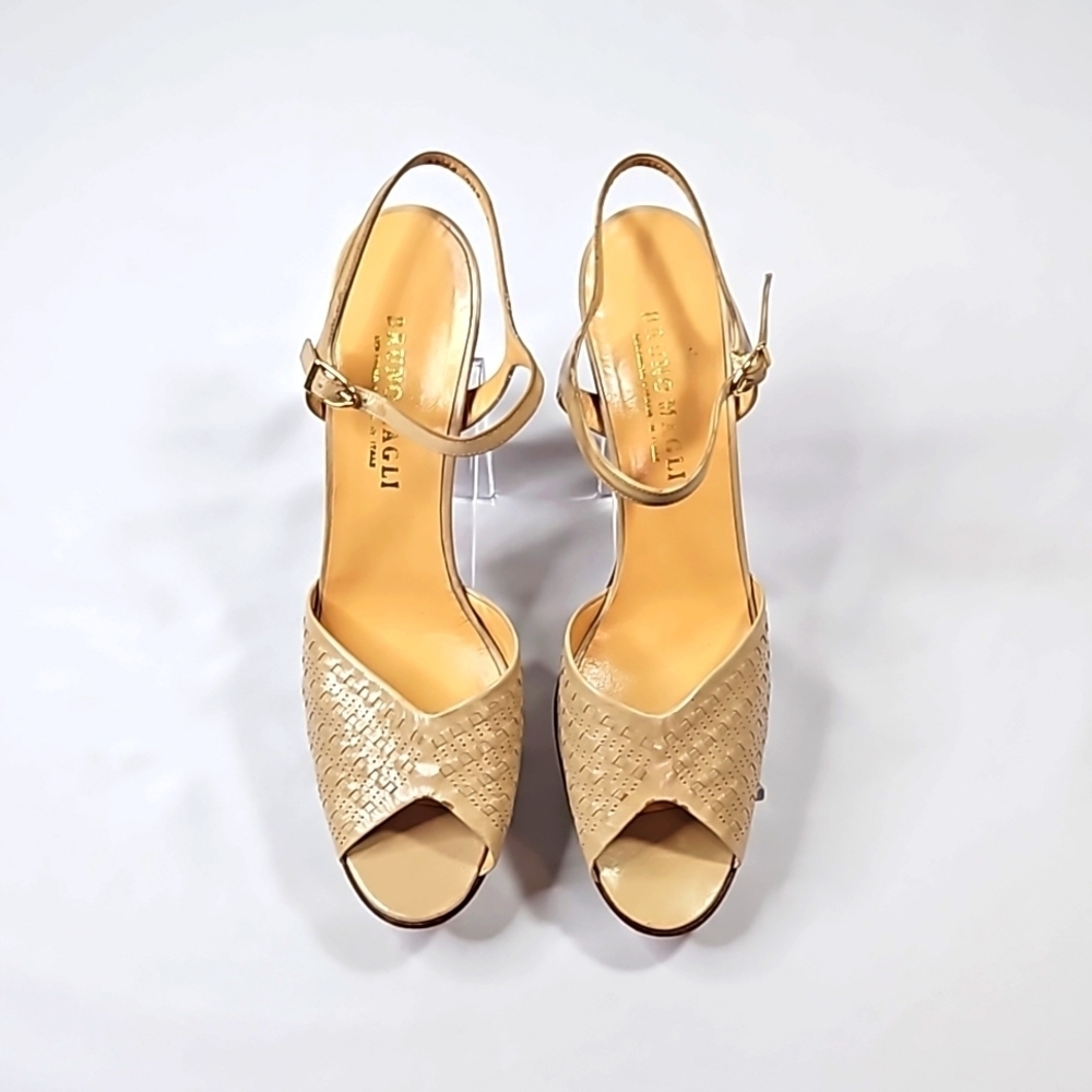 Bruno Magli Tan Leather Shoes/Heels Size 9AAA
